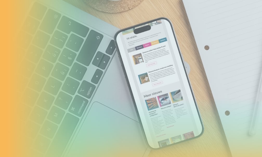 BarTrack nieuwsbrief voor bestellers 