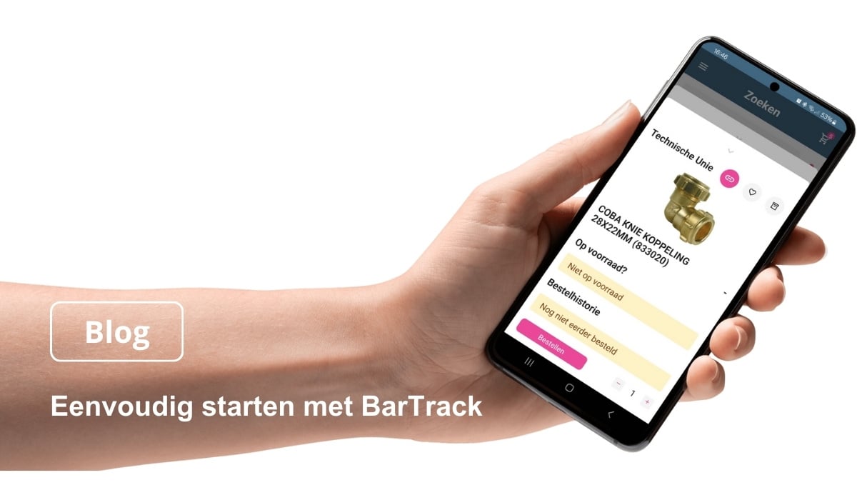 Eenvoudig starten met BarTrack