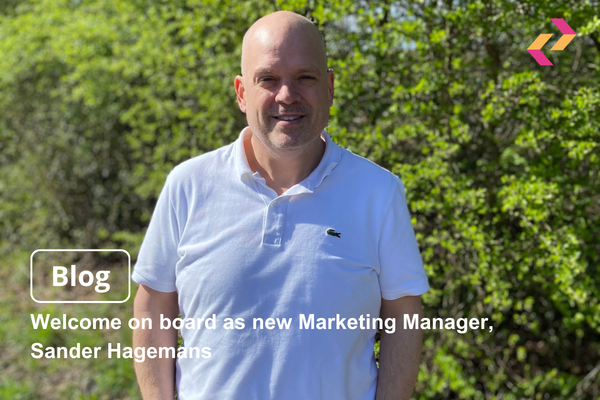 Welcome on board as new Marketing Manager, Sander