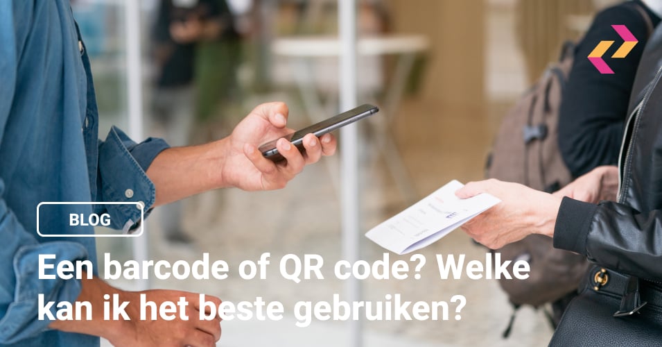Een barcode of een QR code?