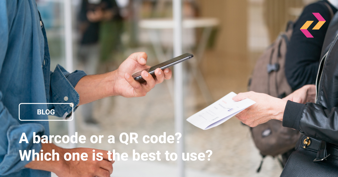 A barcode or a QR code?