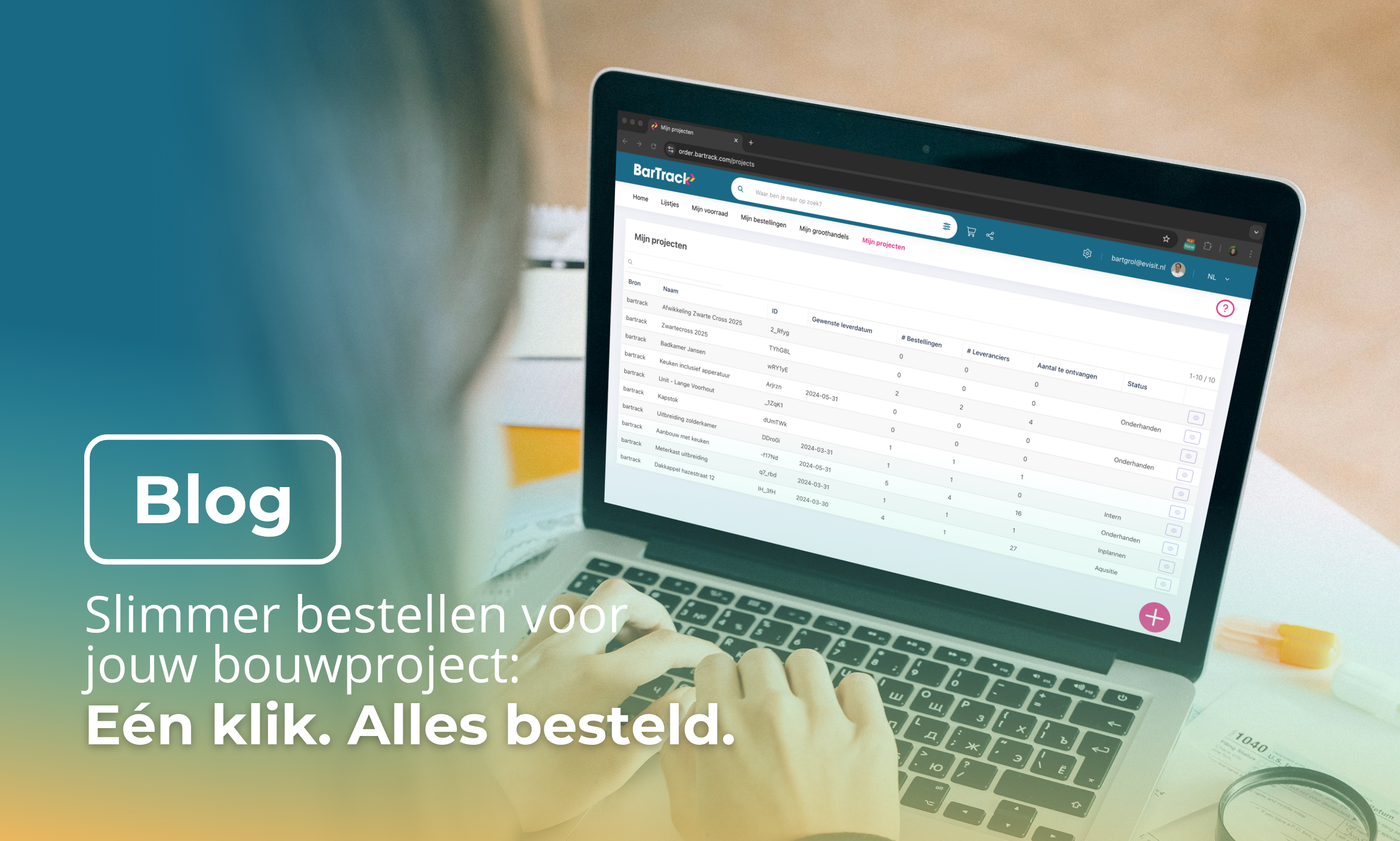 In the spotlight: Project Ordering in BarTrack